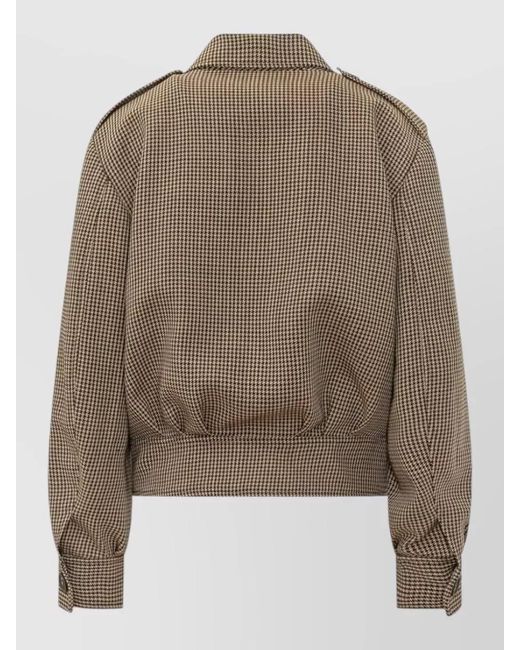 Seafarer Brown Virgin Wool Single Breasted Coat