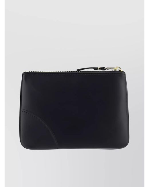 Comme des Garçons Black Small Leather Coin Purse for men