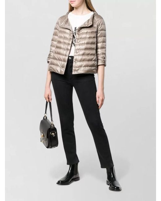 Herno Natural Single Breasted Coat