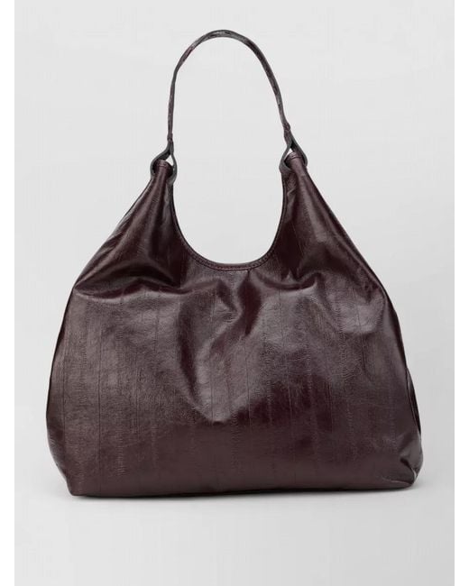 Gianni Chiarini Brown Leather Shoulder Tote Bag Large Capacity