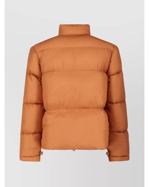 K-Way Orange Puffer Jacket for men