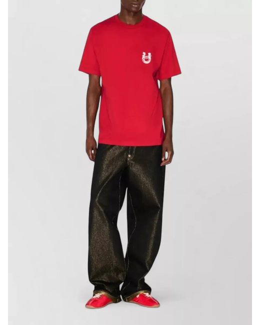 KENZO Red Cotton Jersey T-Shirt for men