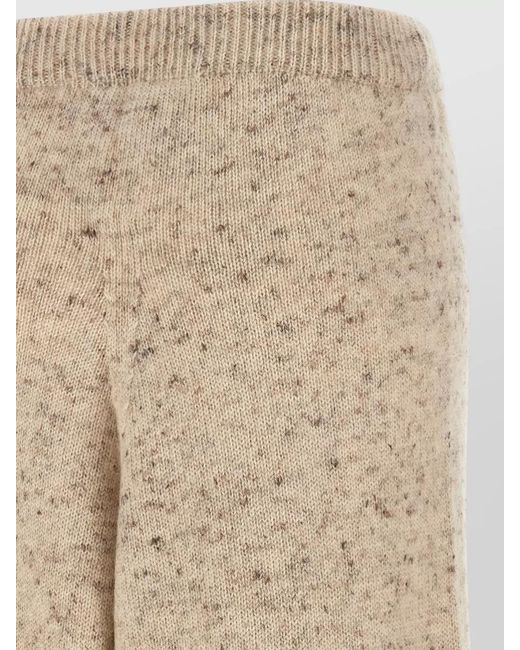 Fabiana Filippi Natural High Rise Wide Leg Knit Pants