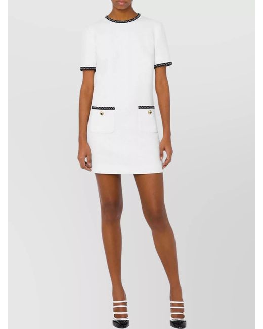 Moschino White Mini Dress
