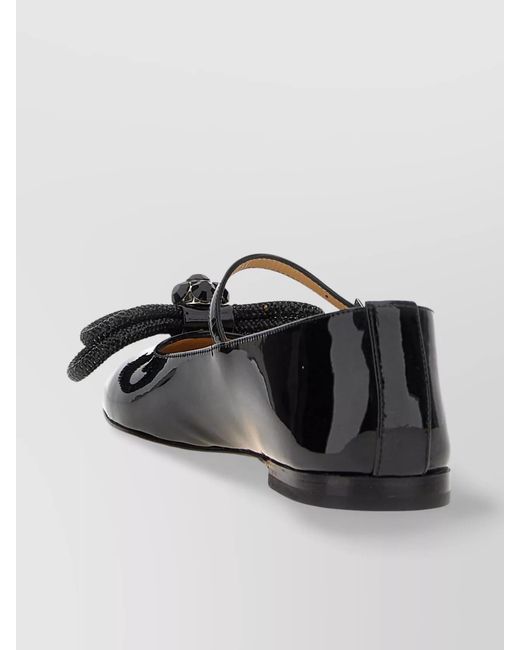 Mach & Mach Multicolor Double Bow Ballet Flats