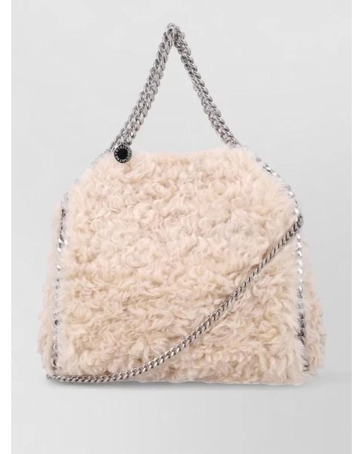 Stella McCartney Natural Falabella Mini Shoulder Bag