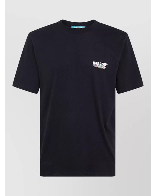 Barrow Blue Jersey T Shirt Crew Neck for men