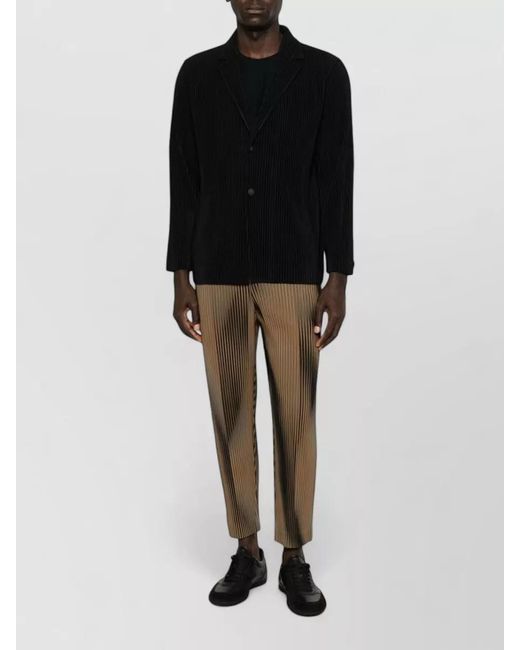 Homme Plissé Issey Miyake Black Suit Jacket for men