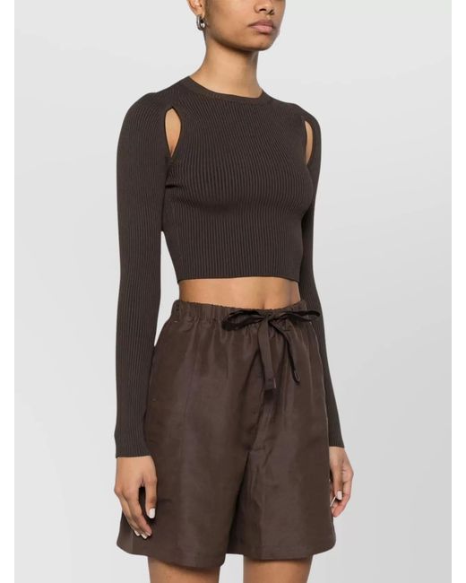 Max Mara Black Knitted Top
