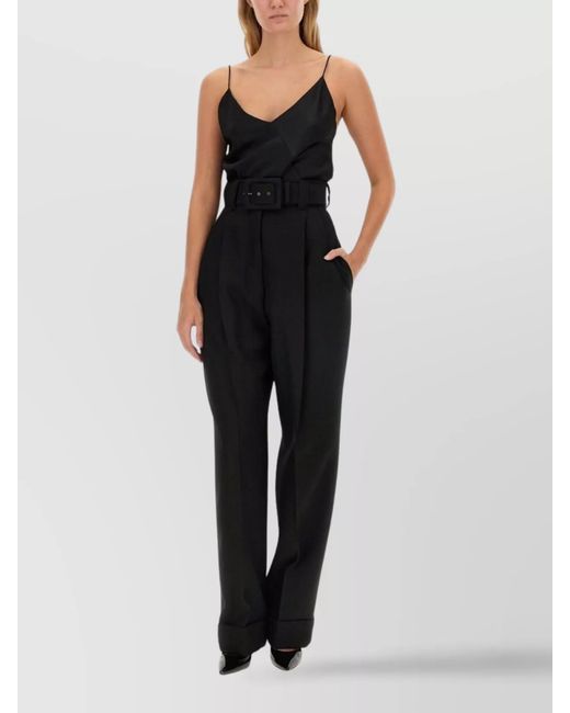 Max Mara Black Silk Tank Top