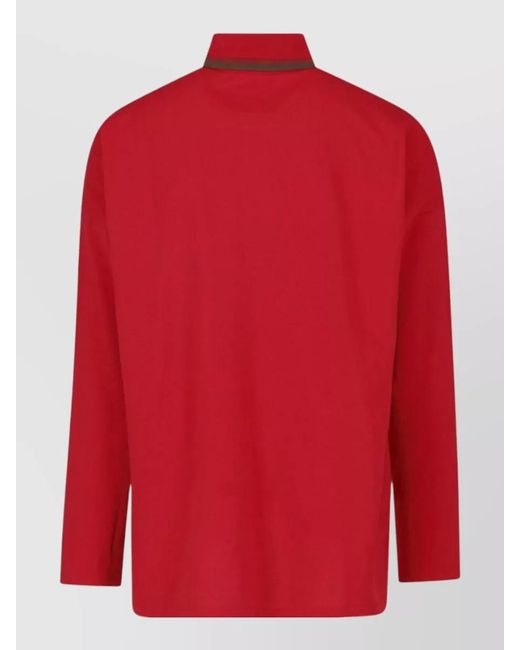 Vivienne Westwood Red Short-Sleeve Polo Shirt for men