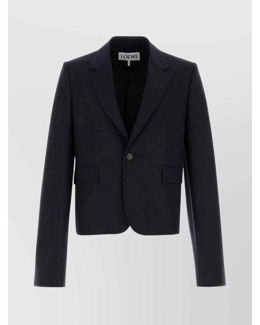 Loewe Blue Wool Blazer for men