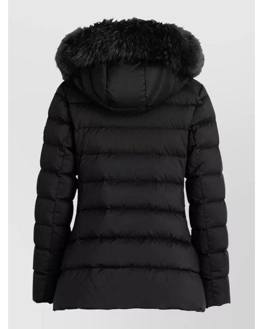 Tatras Black Hooded Padded Coat Casual Fit Lightweight