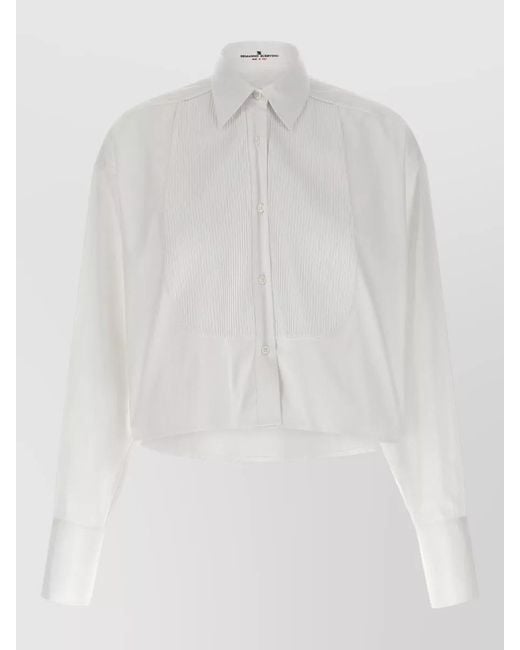 Ermanno Scervino White Cotton Shirt