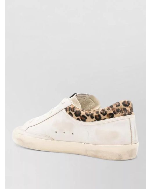 Golden Goose Deluxe Brand Natural Leather Low-Top Sneakers
