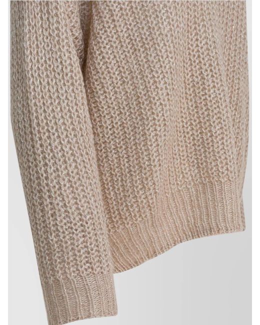 Herno Natural Wool And Alpaca Turtleneck Sweater