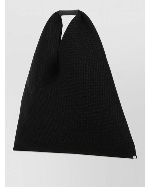 MM6 by Maison Margiela Black Japanese Medium Shoulder Bag