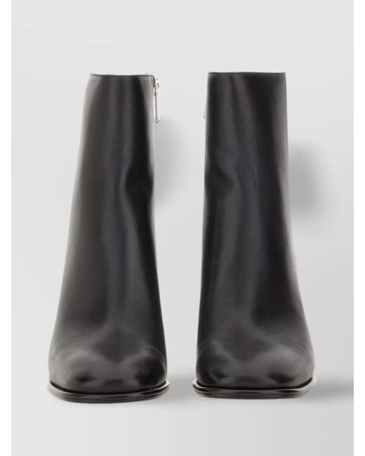 Michael Kors Black Leather Ankle Boots