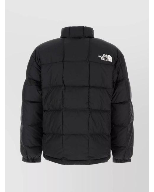 The North Face Black High Collar Puffer Quilted Jacket for men