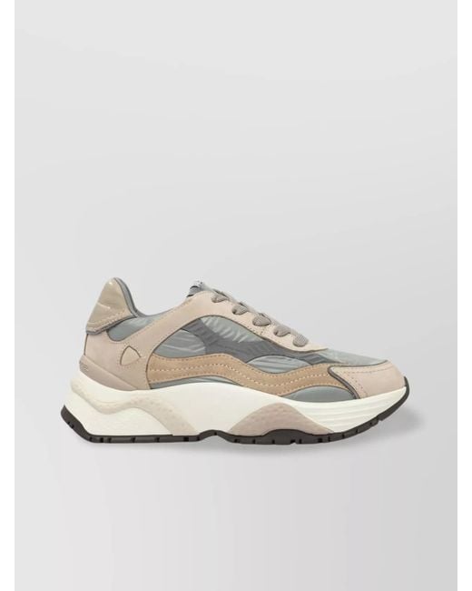 Philippe Model Multicolor Leather Low-Top Sneakers