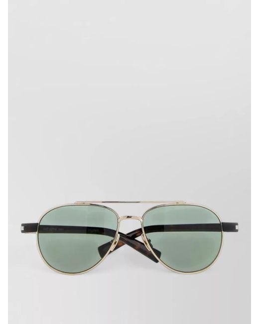 Saint Laurent Green Printed Acetate Sunglasses for men
