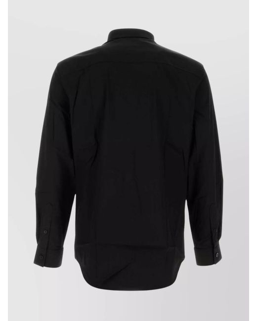 Burberry Blue Monogram Cotton Shirt for men
