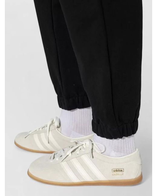 Adidas White Gazelle Low Profile Suede Sneakers