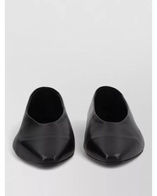 Aeyde Black Kirsten Ballerina Flats Pointed Toe Design
