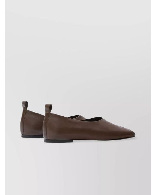 Courreges Multicolor Leather Ballerina Shoes
