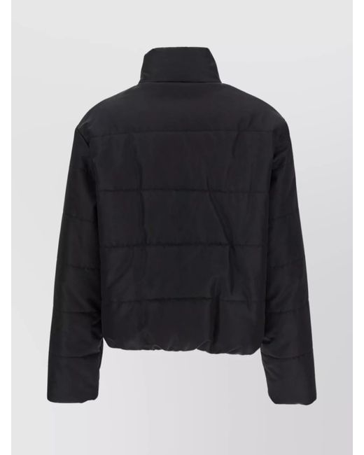 Moschino Black Quilted Puffer Jacket
