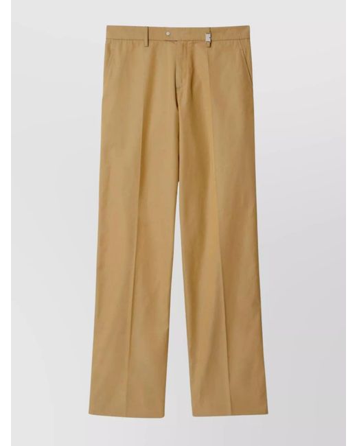 Burberry Natural Cotton Trousers for men