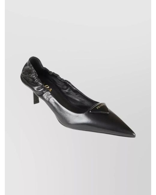 Prada Multicolor Leather Pointed-Toe Pumps
