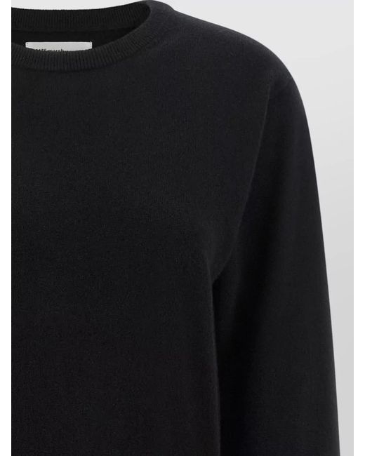 Extreme Cashmere Black March 475 Crew Neck Cropped Sweater