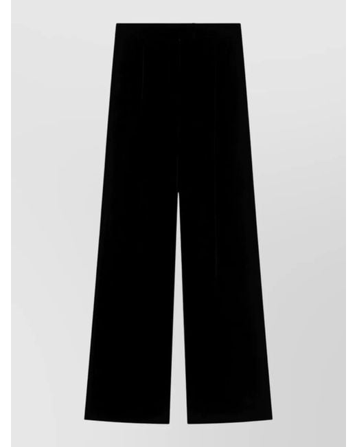 Valentino Black Wide-Leg Trousers