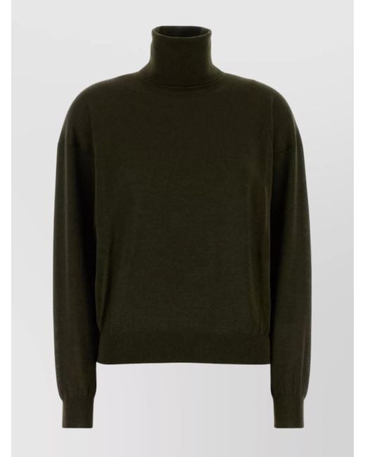 Saint Laurent Green Cashmere Blend Jumper