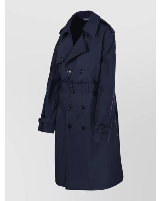 E.L.V. Denim Blue Hackney Trench Coat