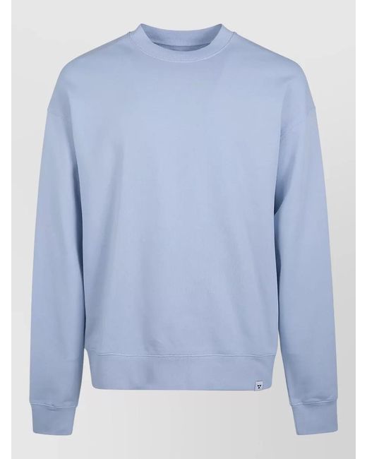 Woc Blue Atlanta Crew Neck Sweater Long Sleeves for men