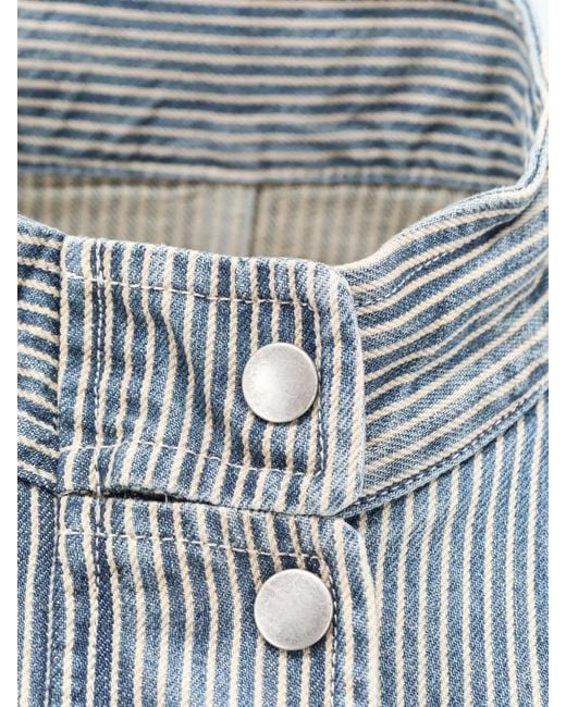 Isabel Marant Gray Cotton Twill Oversized Jacket