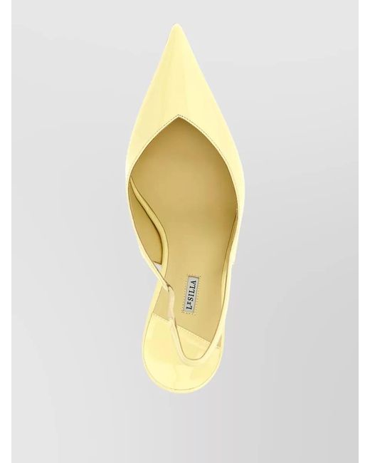 Le Silla Metallic Leather Slingback Pumps