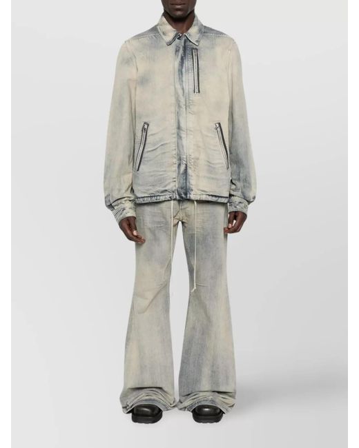 Rick Owens Multicolor Denim Jacket for men