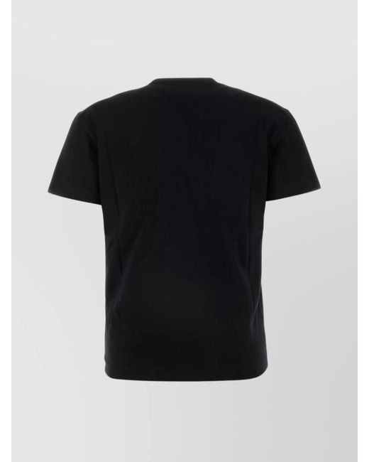 DSquared² Black Cotton Crew Neck T-Shirt