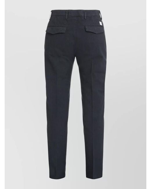 Department 5 Blue Prince Stretch Cotton Chino Trousers Belt for men