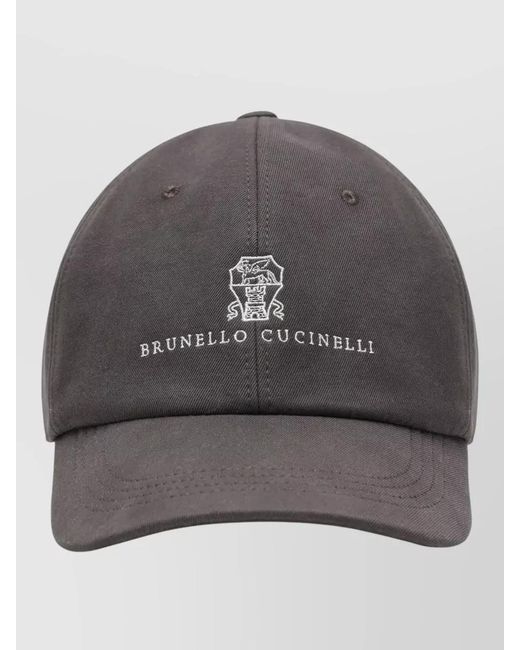 Brunello Cucinelli Gray Cap for men
