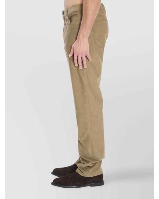 The Row Natural Corduroy Trousers Five Pockets for men