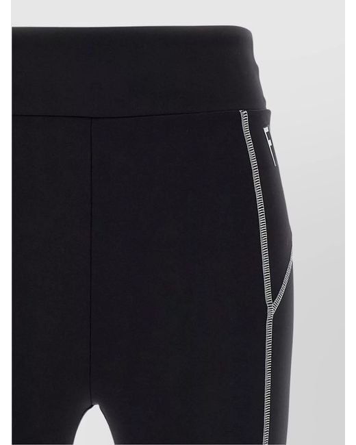 Fendi Blue Color Block Leggings