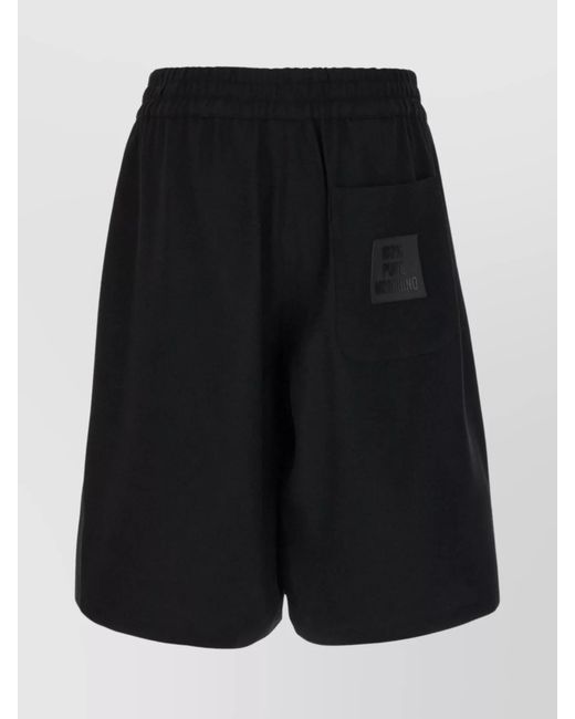 Moschino Black Bermuda Shorts for men