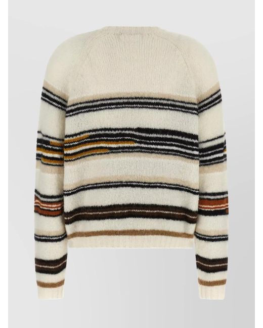 Missoni Natural Striped Crewneck Jumper