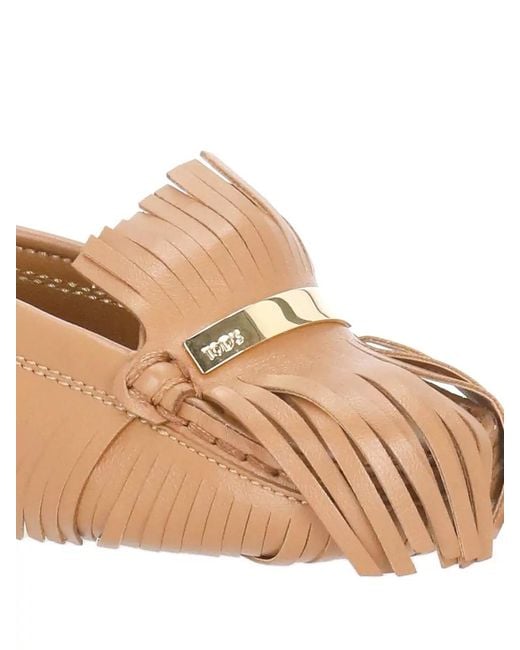 Tod's Multicolor Wrist Strap Key Pouch Fringe Trim