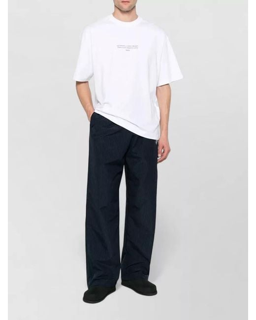 Off-White c/o Virgil Abloh White Cotton Skate T-Shirt Crew Neck Print for men