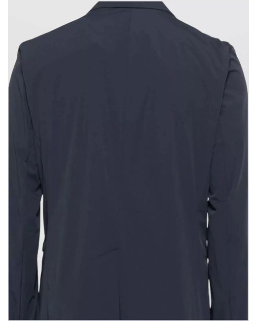 Herno Blue Single Breasted Suit Jacket for men
